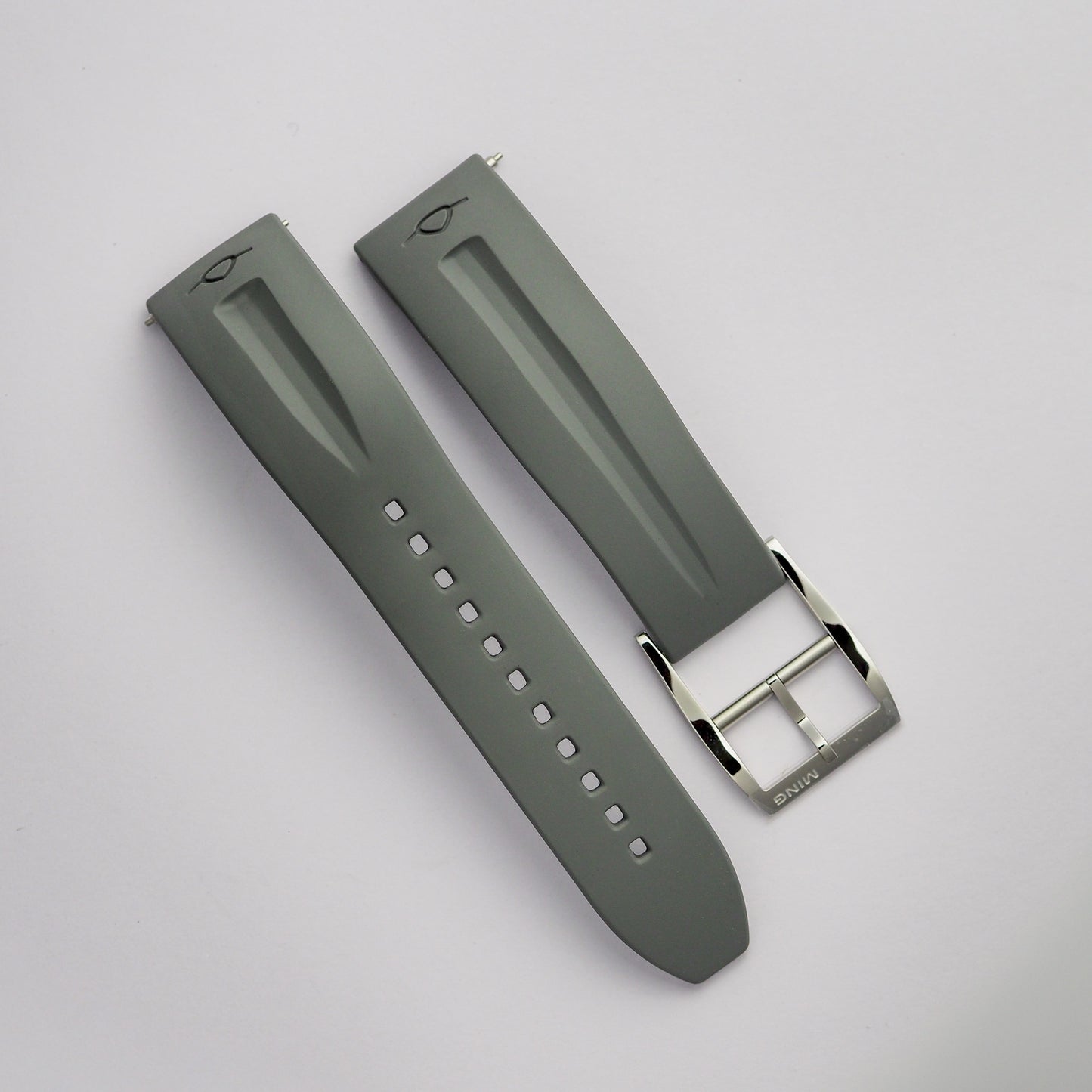 MING FKM Rubber Strap Regular 20mm - Various Colors (In-stock - Ships Now)