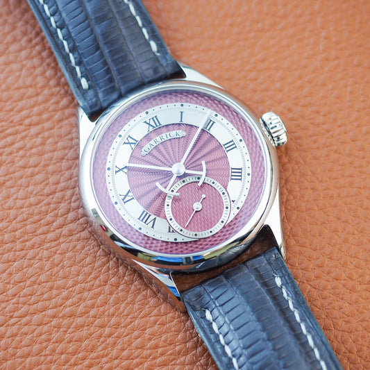 Garrick S7 – Red Engine Turned Dial (Pre-owned)