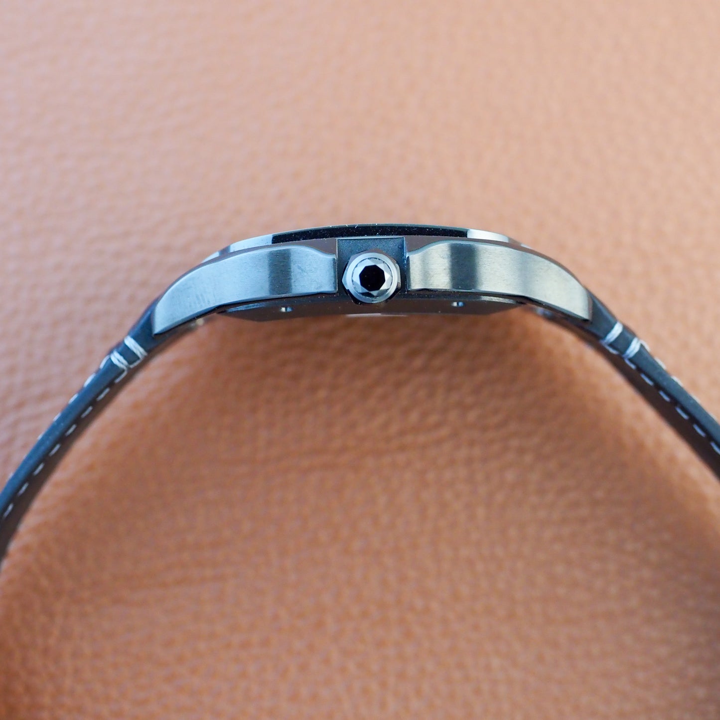 Cartier Santos de Cartier Large Black ADLC Steel WSSA0039 (Pre-owned)