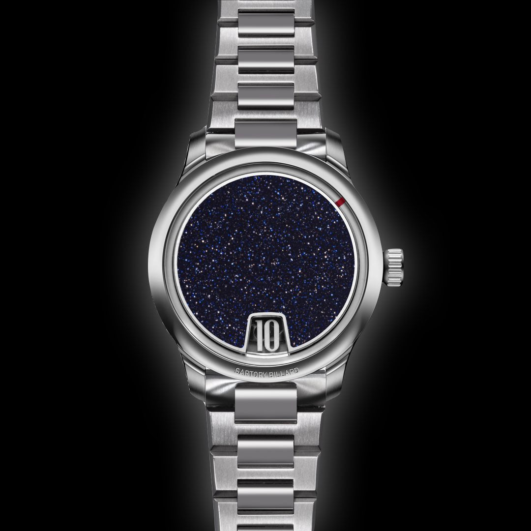 Sartory-Billard SB10 Jumping Hour – Blue Aventurine (Pre-order)