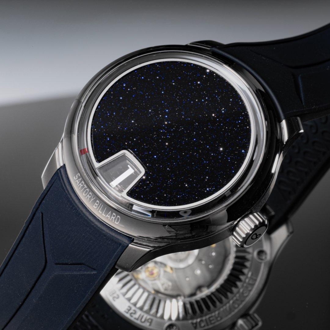 Sartory-Billard SB10 Jumping Hour – Blue Aventurine (Pre-order