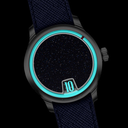 Sartory-Billard SB10 Jumping Hour – Blue Aventurine (Pre-order)