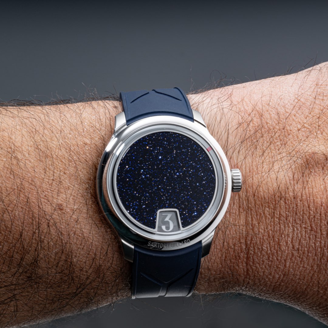 Sartory-Billard SB10 Jumping Hour – Blue Aventurine (Pre-order)