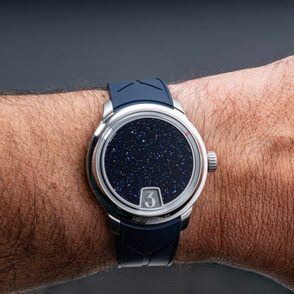 Sartory-Billard SB10 Jumping Hour – Blue Aventurine (Pre-order)