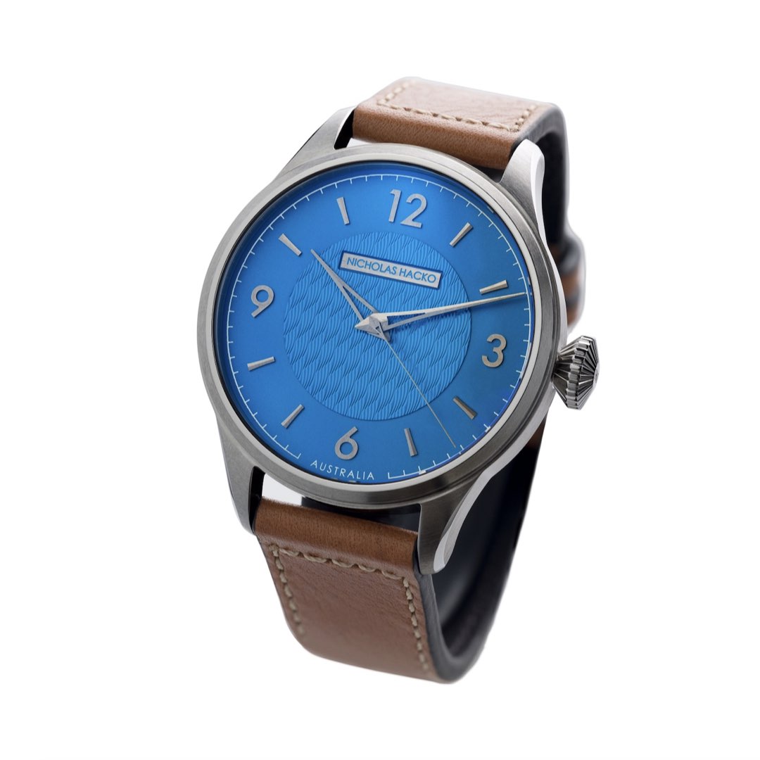 Nicholas Hacko Mark II Blue In stock Ships Now Collective Horology