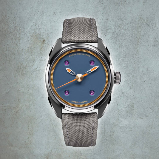 Singer Reimagined Caballero Titanium Avio Blue SR702-3 (Pre-order)