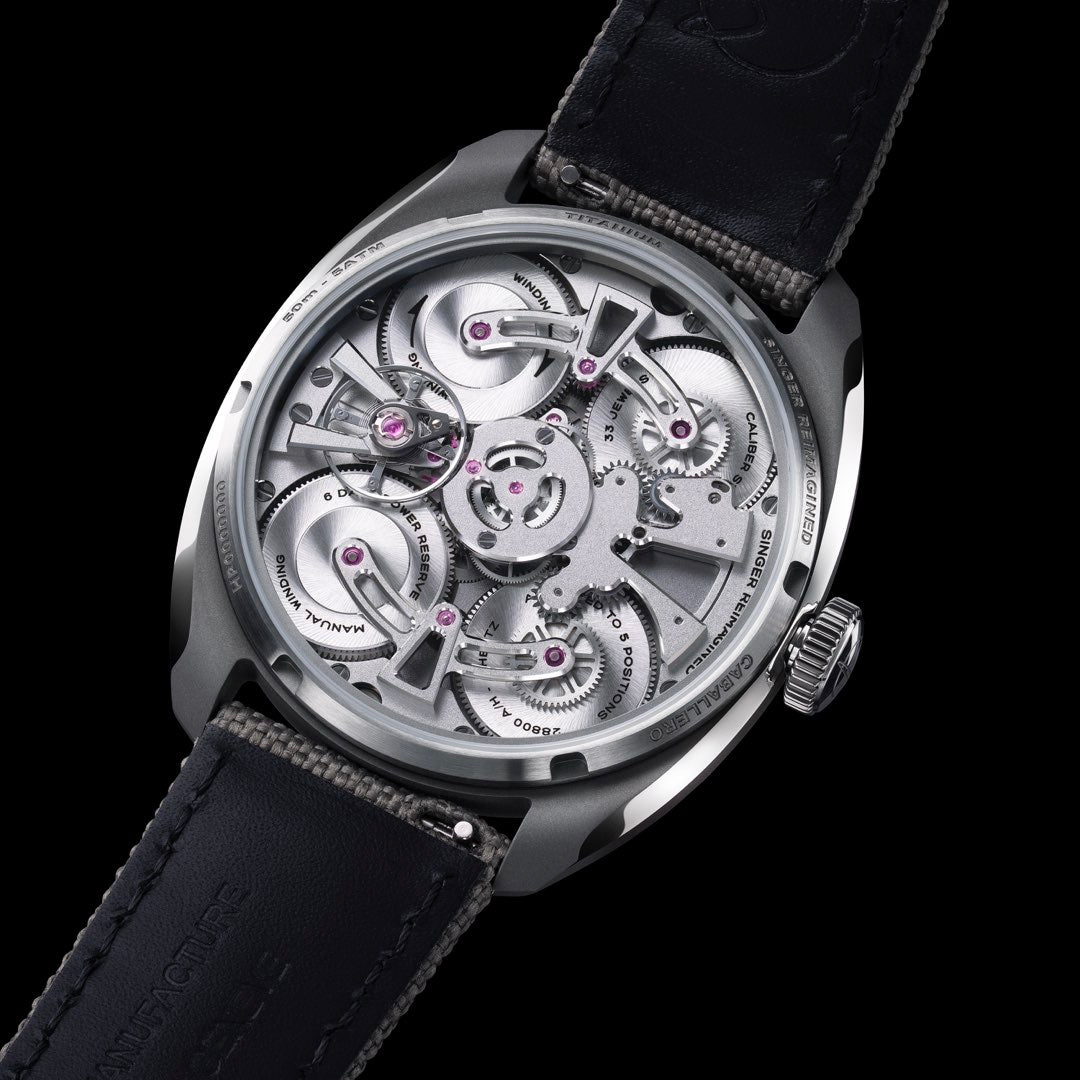 Singer Reimagined Caballero Titanium Avio Blue SR702-3 (Pre-order)