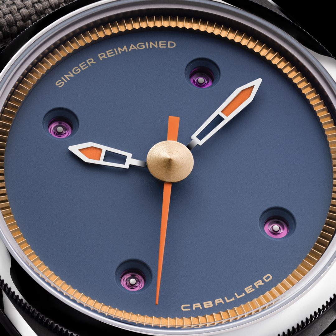 Singer Reimagined Caballero Titanium Avio Blue SR702-3 (Pre-order)