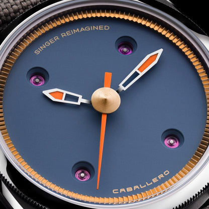 Singer Reimagined Caballero Titanium Avio Blue SR702-3 (Pre-order)