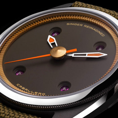 Singer Reimagined Caballero Titanium Cocoa Brown SR702-5 (Pre-order)