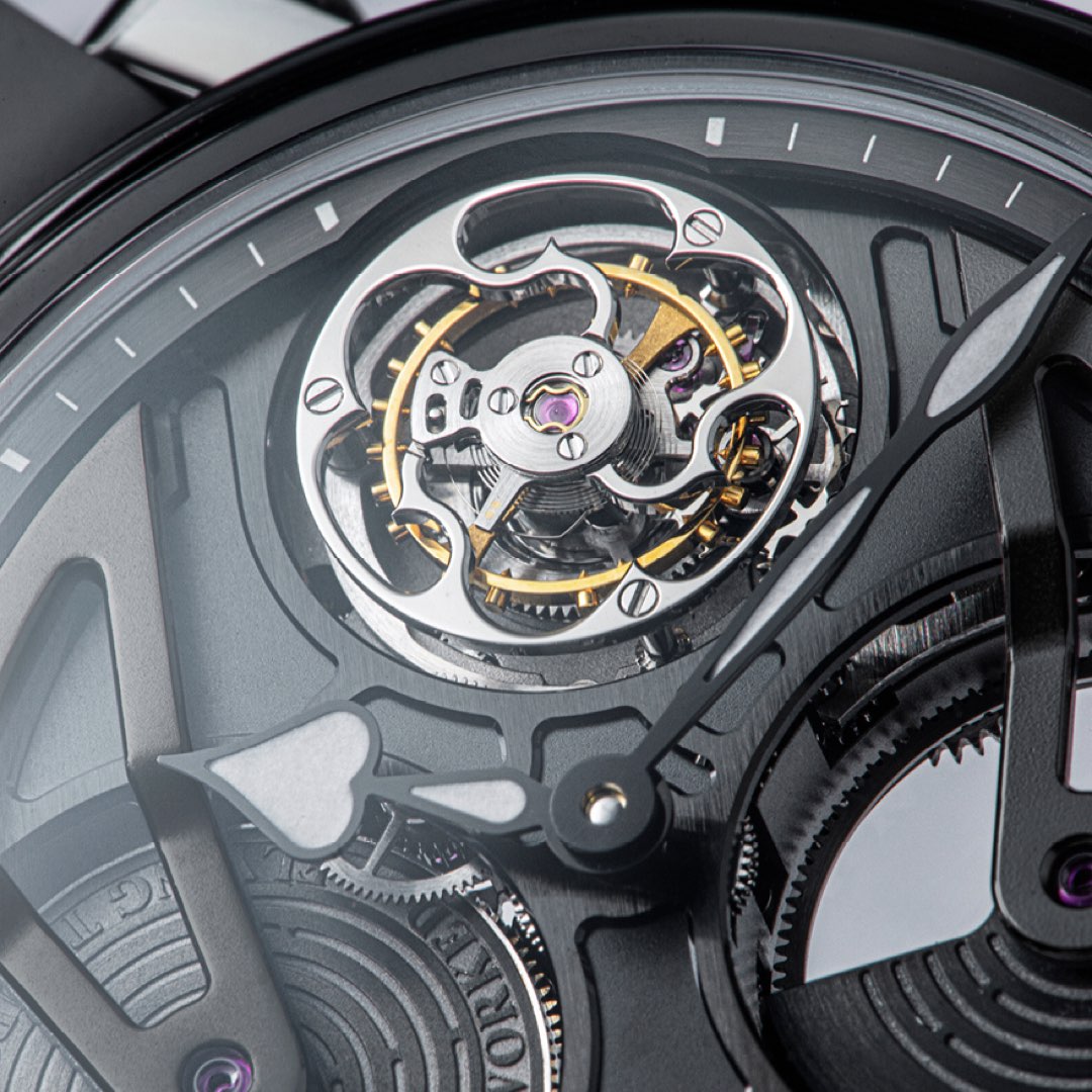 Speake-Marin Openworked Tourbillon Black DLC 38mm (In-stock - Ships Now)
