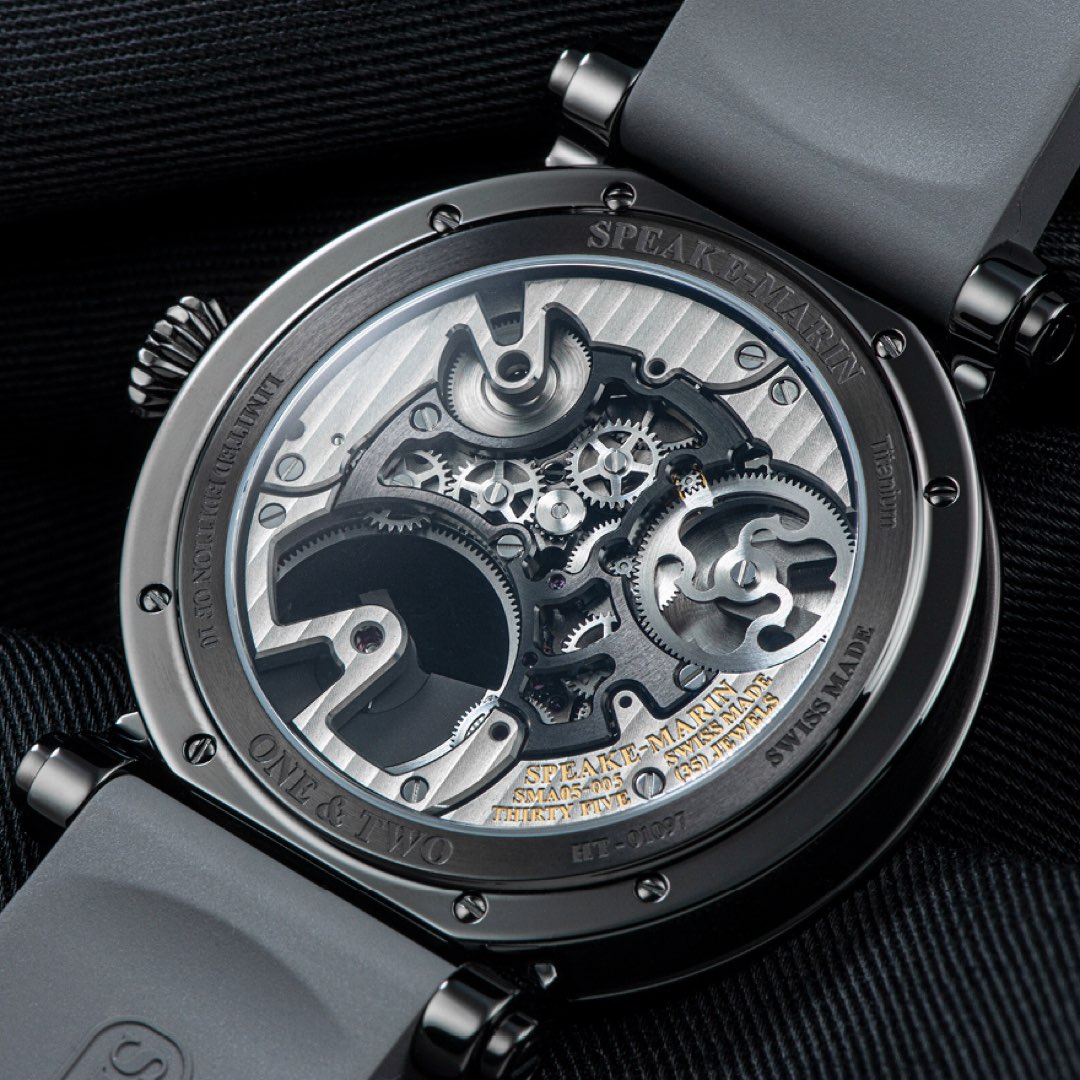 Speake-Marin Openworked Tourbillon Black DLC 38mm (In-stock - Ships Now)