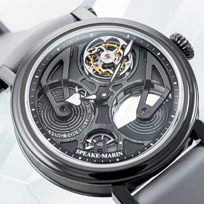 Speake-Marin Openworked Tourbillon Black DLC 38mm (In-stock - Ships Now)