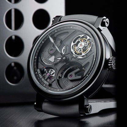 Speake-Marin Openworked Tourbillon Black DLC 38mm (In-stock - Ships Now)