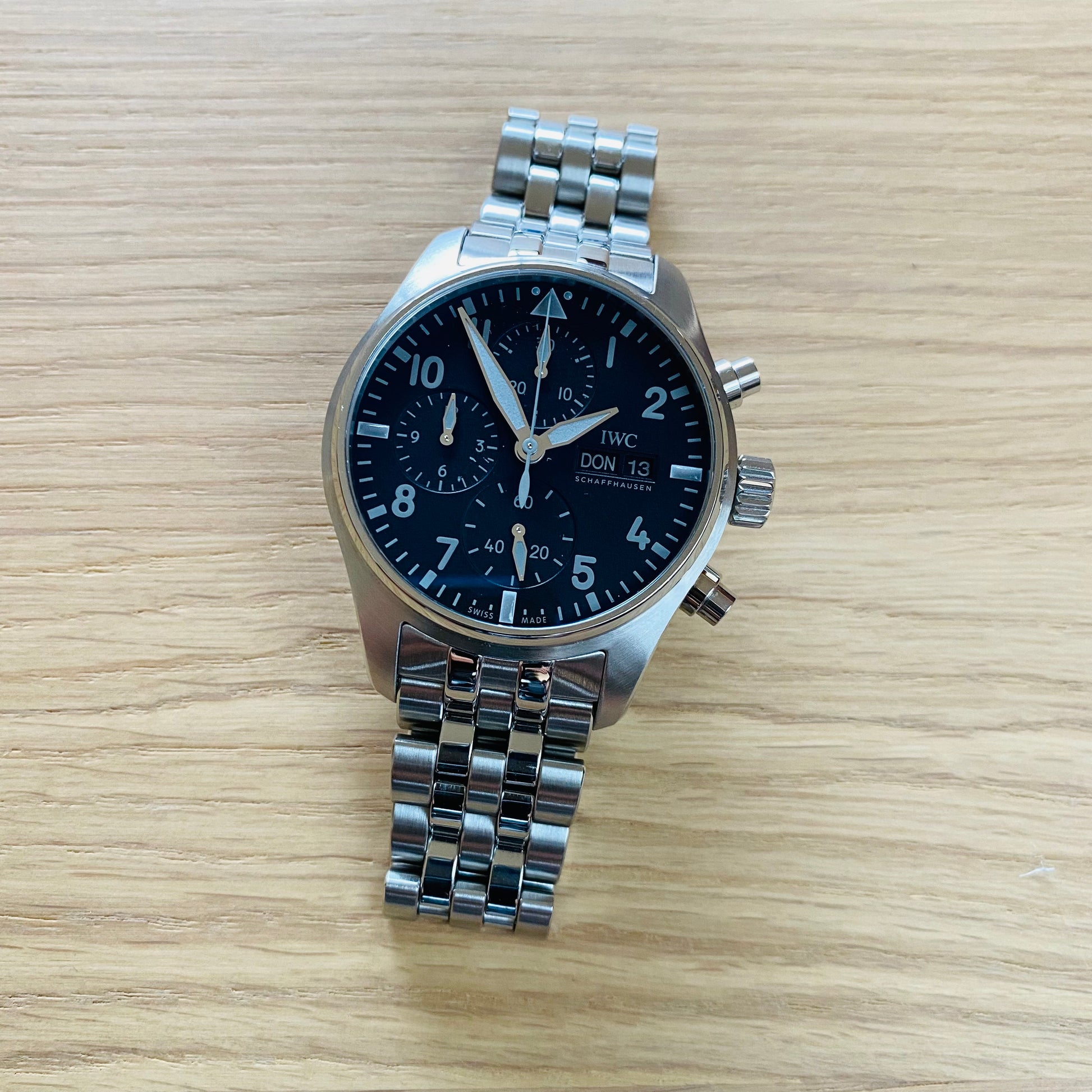 Iwc Wish Orologi Da Polso Iwc 3717 Bracelet Strap Iwc Fliegerchronograph 3717 Iwc Pilot 3717